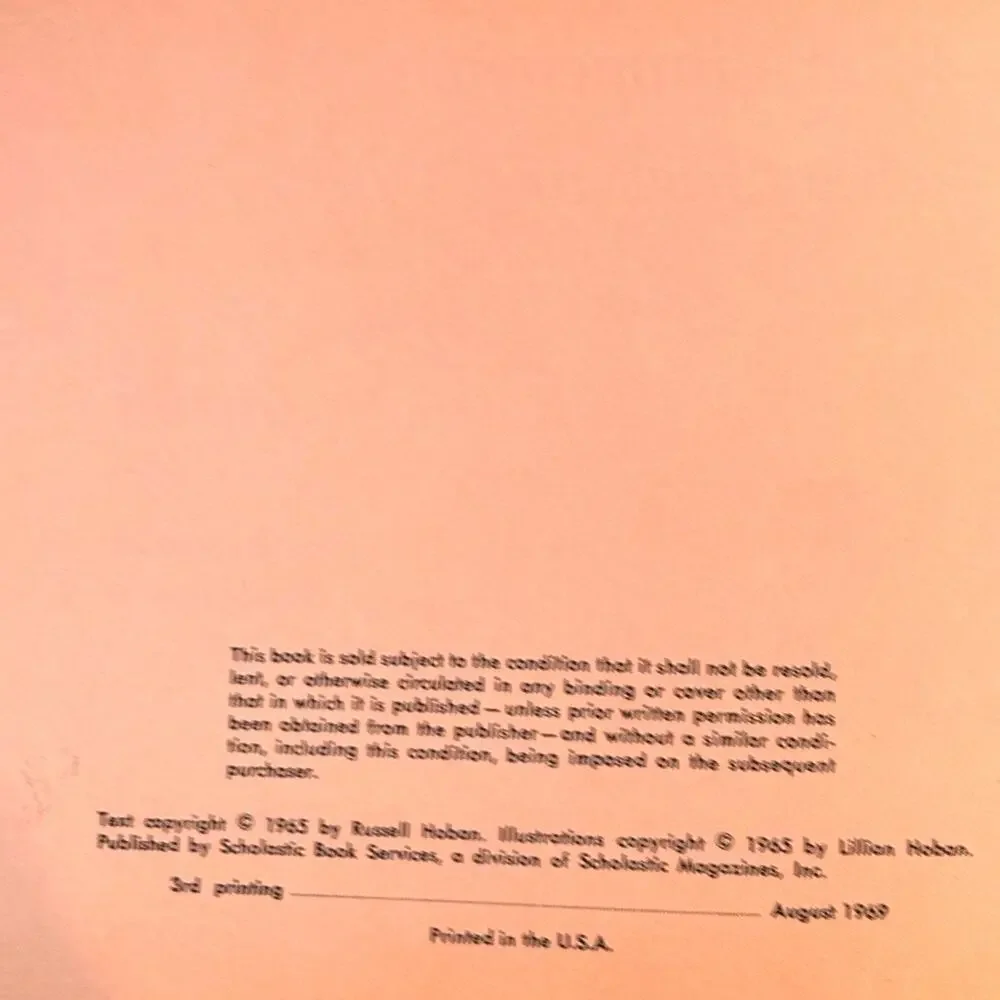 Scholastic vtg 1969